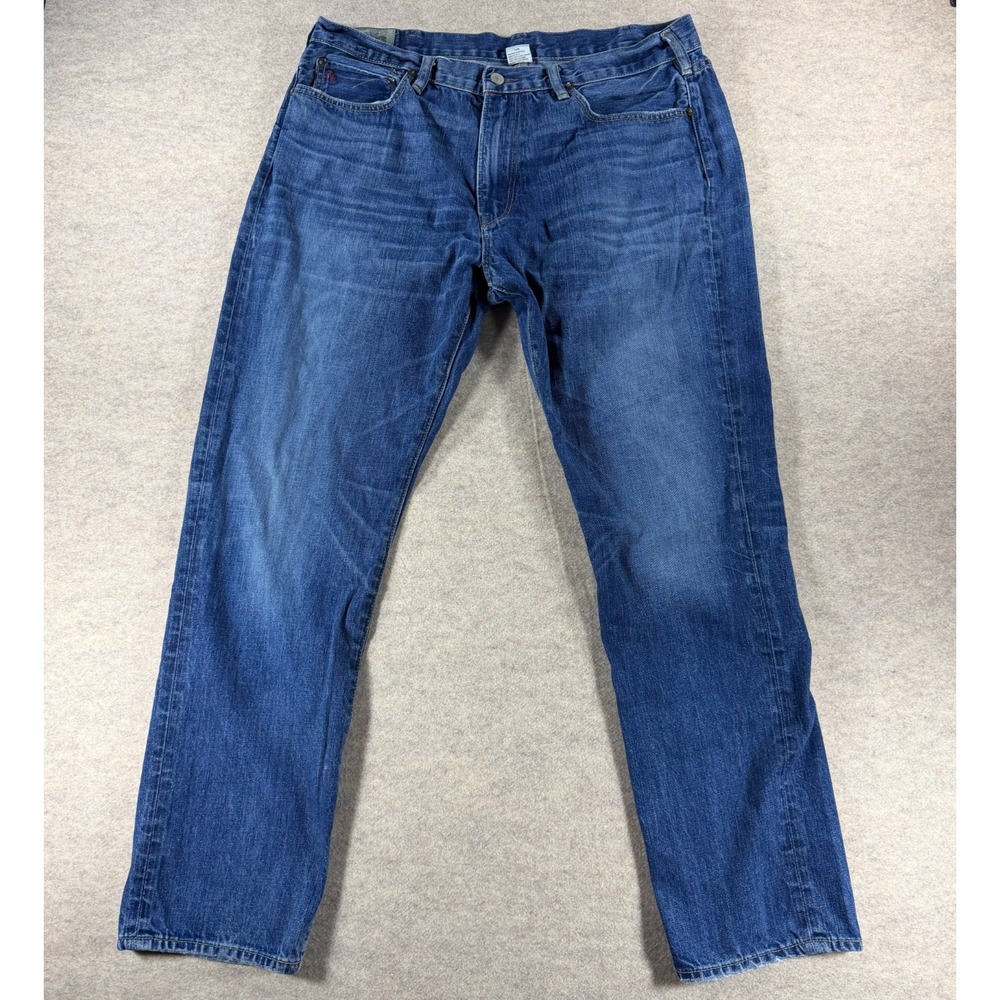 Vintage Polo Ralph Lauren Jeans Mens 38x30 Blue Denim Made USA 100% Cotton